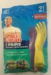 Mr. Clean Medium Reusable Latex Gloves - 2 Pairs