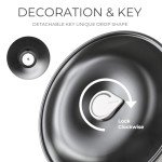 Jumbo Roll Toilet Tissue Dispenser with Key Lock