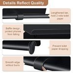 Matte Black Wall-Mounted Toilet Paper Holder with Shelf