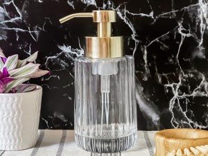 Vintage 12 oz. Foaming Soap Dispenser in Gold