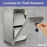 Stardrix Heavy Duty Stainless Steel Toilet Paper Dispenser