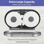 Stardrix Stainless Steel Jumbo Toilet Paper Dispenser