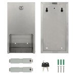 Stardrix Heavy Duty Stainless Steel Toilet Paper Dispenser