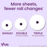 Viva Signature Double Roll Paper Towels, 3-Pack