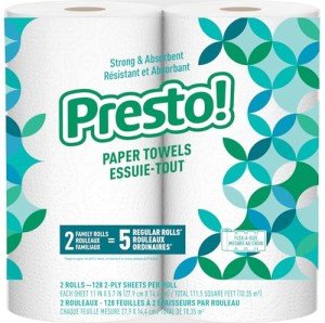 Presto! Flex-a-Size Paper Towels - 2 Rolls