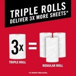 Brawny Tear-A-Square Paper Towels, 6 Rolls