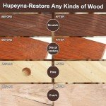 Wood Furniture Repair Kit with Touch Up Putty
