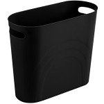 Slim Plastic Trash Can - 3.5 Gallon Waste Basket