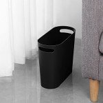 Slim Plastic Trash Can - 3.5 Gallon Waste Basket