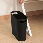 Slim Plastic Trash Can - 3.5 Gallon Waste Basket