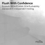Nolla Eco-Friendly Flushable Wipes - 360 Count