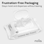 Nolla Eco-Friendly Flushable Wipes - 360 Count