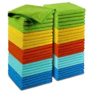 AIDEA Lint-Free Microfiber Cleaning Cloths (24 Pack)