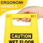 Collapsible Bilingual Wet Floor Safety Sign