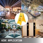 VEVOR 6 Pack Bilingual Wet Floor Signs