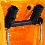 5 Gallon Yellow Mop Bucket with Wringer on Wheels