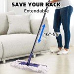 Bafezoze Microfiber Dust Mop with Washable Pads