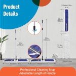 Commercial Dust Mop with Extendable Handle for Floors
