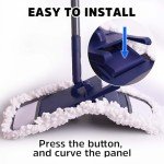 Bafezoze Microfiber Dust Mop with Washable Pads