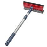 Professional 2-in-1 Window Squeegee with Extension Pole