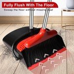 GRAREND 55" Broom and Dustpan Set - Red