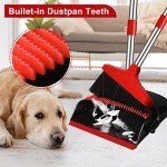 GRAREND 55" Broom and Dustpan Set - Red