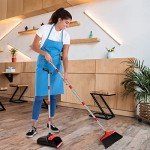 GRAREND 55" Broom and Dustpan Set - Red