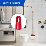 4-Section Spin Mop Replacement Handle 30-58 Inch