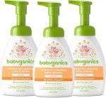 Babyganics Foaming Hand Sanitizer, Mandarin, 3 Pack