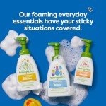 Babyganics Foaming Hand Sanitizer, Mandarin, 3 Pack