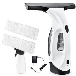 Cordless Window Vacuum and Squeegee Tool Set