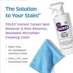 FOLEX Instant Carpet Spot Removers & Microfiber Cloths