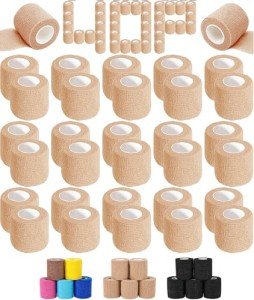 40 Pack Self Adhesive Cohesive Bandage Wraps