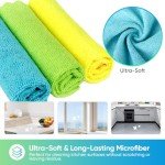 Microfiber Cleaning Cloths 24 Pack – Lint Free & Absorbent