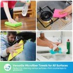 Microfiber Cleaning Cloths 24 Pack – Lint Free & Absorbent