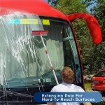 2-in-1 Window Squeegee with 55" Extension Pole