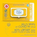 Nice 'N Clean Lemon Disinfecting Surface Wipes, 304ct