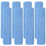 8-Pack Replacement Microfiber Pads for 24" Mops