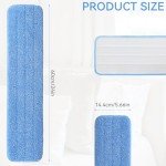 8-Pack Replacement Microfiber Pads for 24" Mops