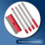 2-in-1 Window Squeegee with 55" Extension Pole