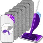Swiffer WetJet Compatible Microfiber Mop Pads (6 Pack)