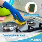 AIDEA Heavy Duty Eco-Friendly Scrub Sponge Pack