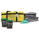 Portable Spill Kit Set with Absorbent Pads and Socks
