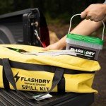 Portable Spill Kit Set with Absorbent Pads and Socks