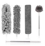 Tiumso 5-in-1 Microfiber Feather Duster Kit