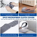 Retractable Dust Cleaner with Microfiber Cloths, 60