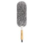 MR.SIGA Washable Microfiber Duster with Bamboo Handle
