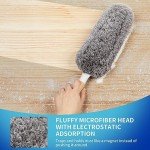 MR.SIGA Washable Microfiber Duster with Bamboo Handle