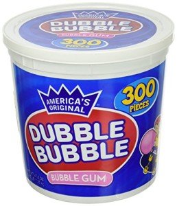 Dubble Bubble Bubble Gum Value Tub - 300 Pieces