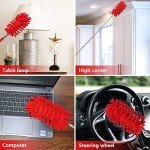 Extendable Microfiber Duster with 3 Replaceable Heads